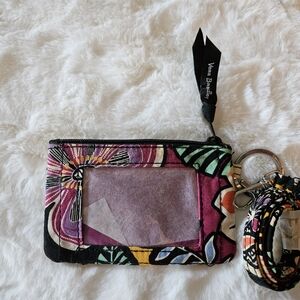 Vera Bradley Colorful Floral Key & Card Holder